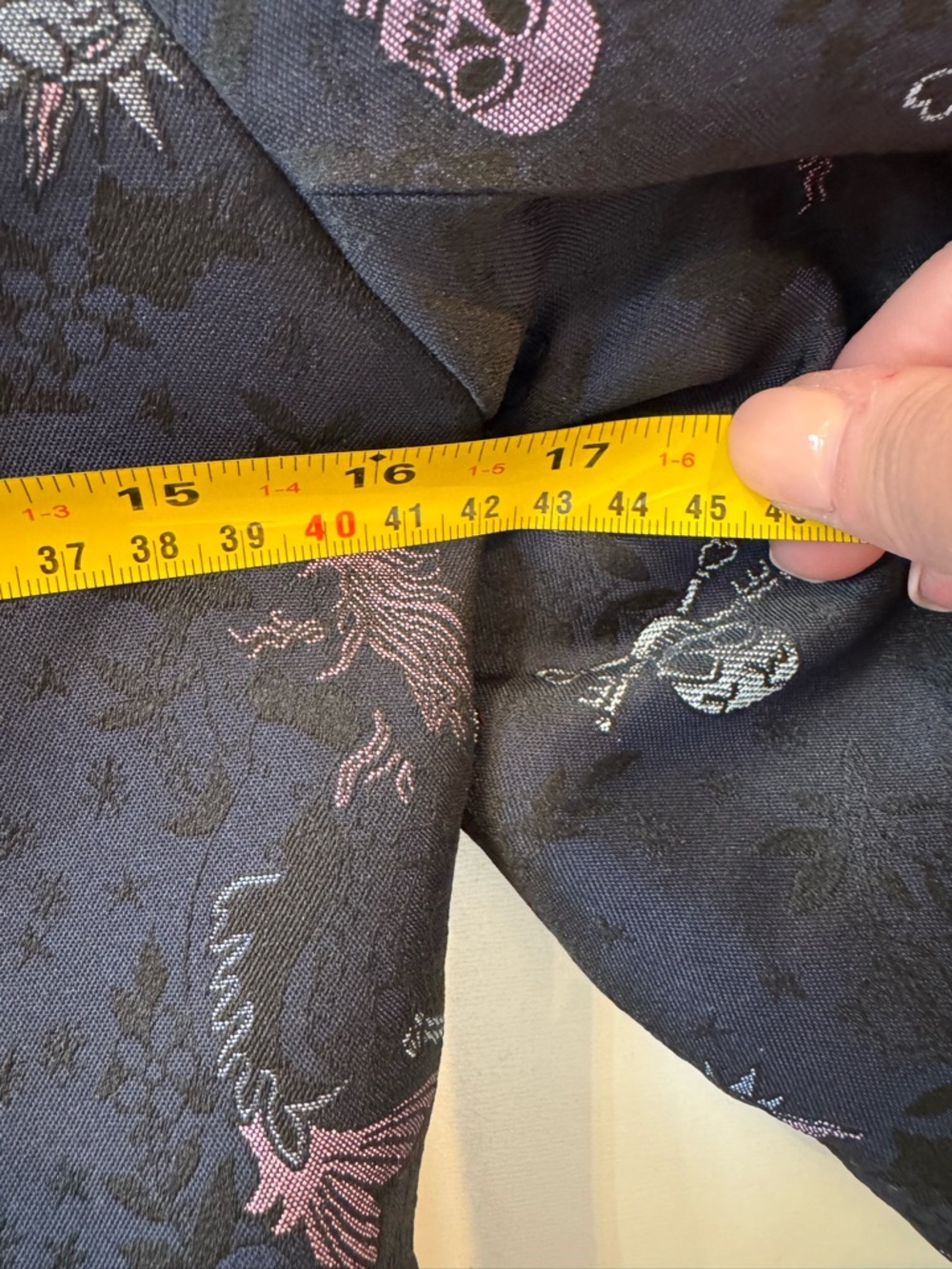 Zadig & Voltaire Victor Tattoo-Print Blazer size 38 FR OR us 6 skull skeleton - Picture 12 of 12